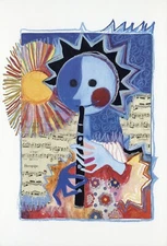 Rosina Wachtmeister - Flute Player - Set of Ten Vintage Notecards