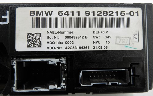Genuine BMW E9x E8x Automatic Air Conditioing Climate Control Unit 64119128215 - Picture 8 of 10