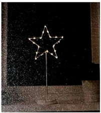 IKea STRALA LED Table Decoration Battery Operated Star White 16" STR LA New