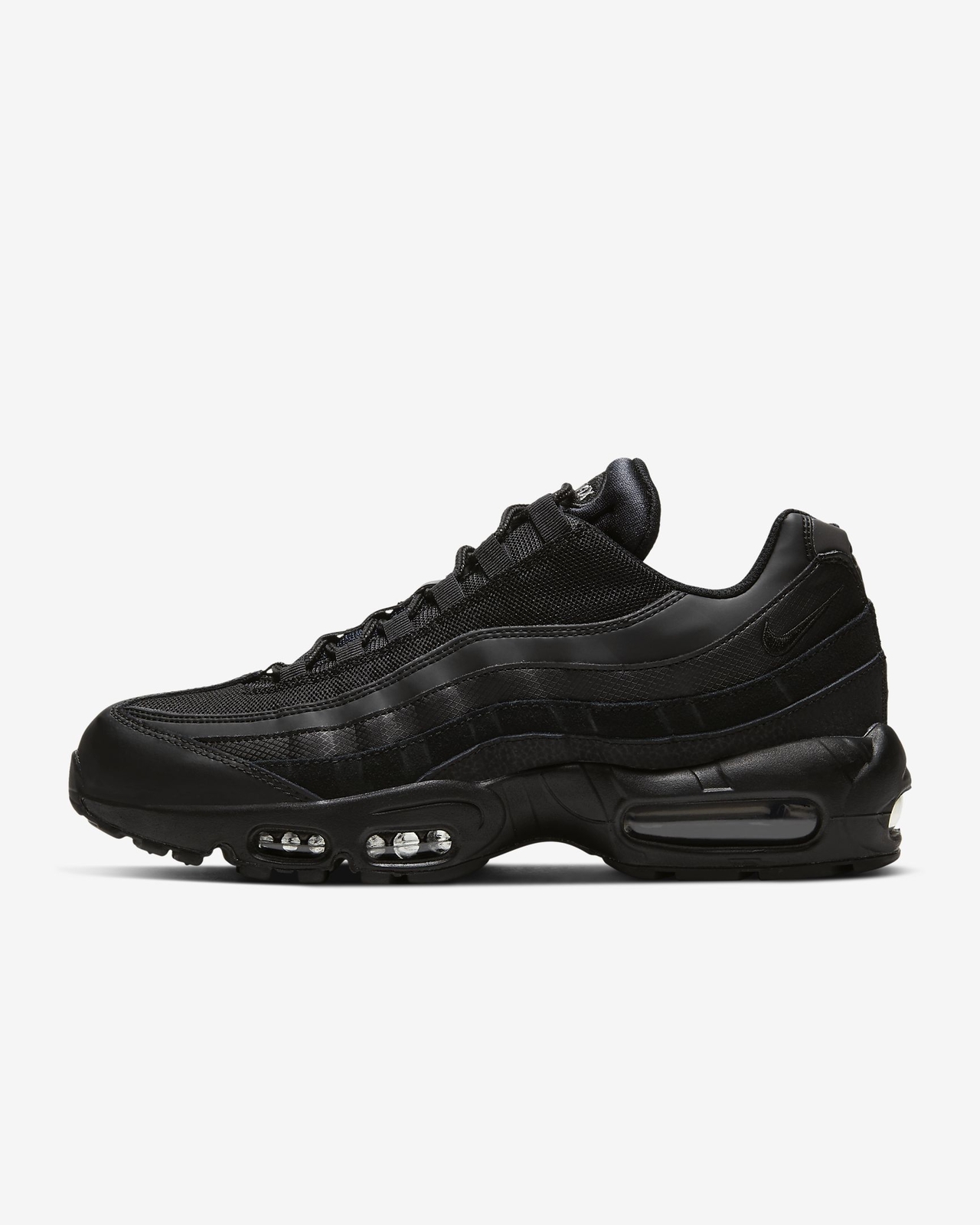 Мужские кроссовки Nike Air Max 95 Essential Black/Черно-темно-серый (CI3705 001) - 7,5