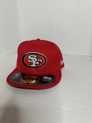 New Era 59Fifty Men Women Cap San Francisco 49ers Basic Red Fitted Size Hat