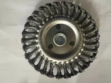 6" Standard Twist Knot Wire Wheel - Carbon Steel