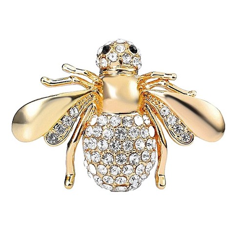 D1-6969 VINTAGE BROOCH GOLD TONE PIN 1.8