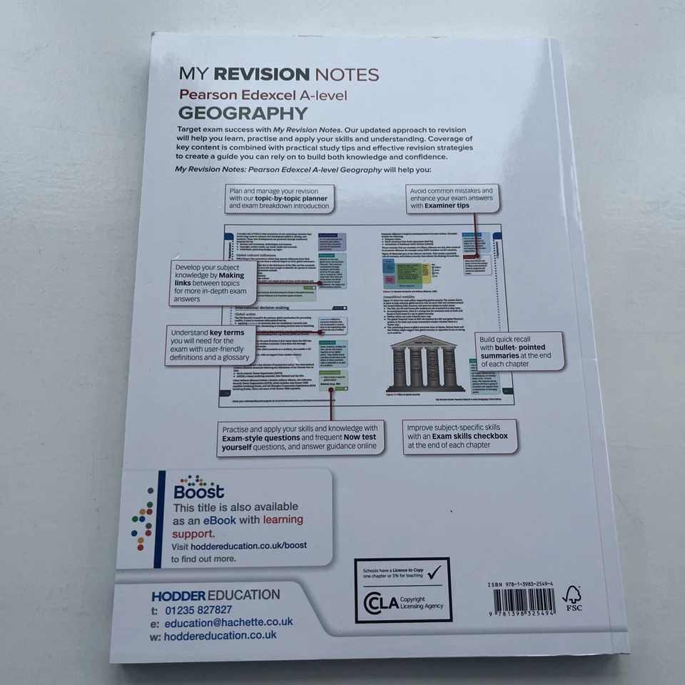 My Revision Notes: Pearson Edexcel AS/A-level Geography Third Edition - Image 3 of 4