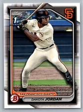 2024 Bowman Draft #BD-71 Dakota Jordan