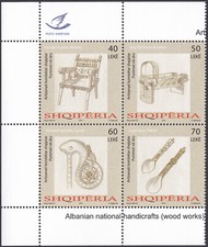 Albania 2014 MNH Mi 3474/77 Wooden Handicrafts - Complete Set