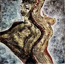 36"x36"  Giclée Canvas Print with 1.5” thick Gallery Stretch ( ready to hang).