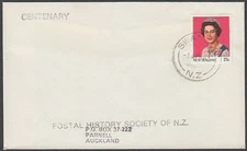 NEW ZEALAND SWANSON CENTENARY 1986 COVER (ID:52/D27261)