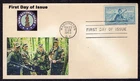 1953 Honoring The National Guard (Scott 1017) Blk/4 - Add-On Cachet FDC MW394