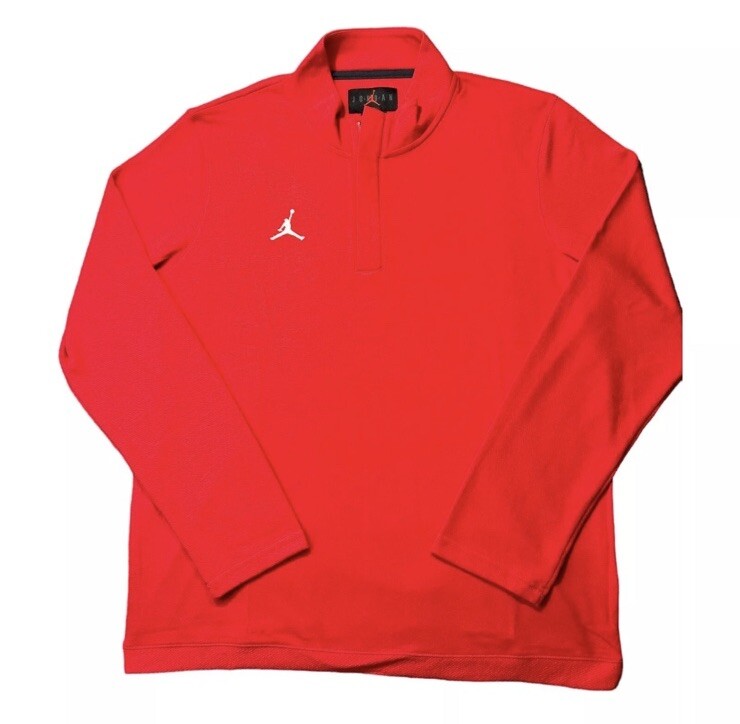 Свитер-топ Nike Jordan Dri-FIT на молнии 1/4, красный, DQ7913-657, мужской, средний размер