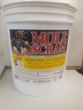 Epic 12022 Mole Scram Natural Organic Granular Mole Repellent. 22lb Bucket.