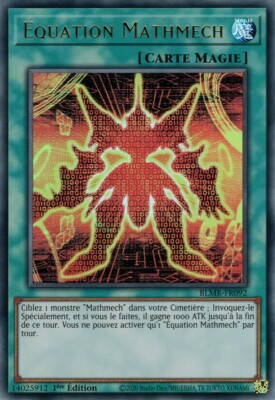 Yu Gi Oh! Mathmech Gleichung BLMR-FR092 Ultra Rare auf Französisch