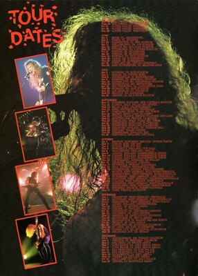 LLICA DAMAGED JUSTICE TOUR パンフレット Vintage Metallica Damaged Justice Tour Book '88-'89 *RARE