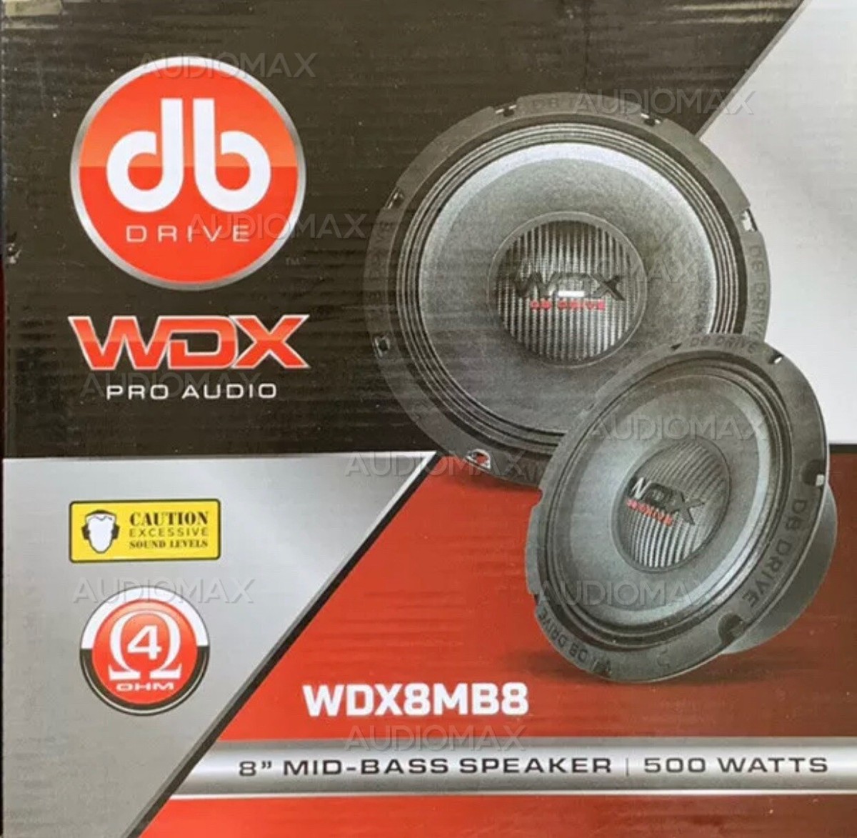 Db drive WDX8MB8 8in Mid-Bass Loud Speaker (500Watts) 4 Ohm Voice