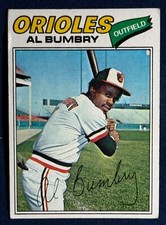 1977 TOPPS #626 AL BUMBRY (BALTIMORE ORIOLES) BASEBALL CARD