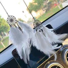 Dream Catcher Feathers Car Hanging Ornament Room Wall Decor Festival Gift - Car