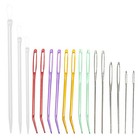17pcs Large Eye Bent Tip Knitting Needles Tapestry Darning DIY Handmade Craft