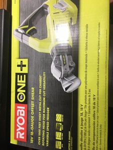 Ryobi ONE+ 18-Volt 18-Gauge Offset Shear / Cordless Metal Shears P591 33287173280 | eBay