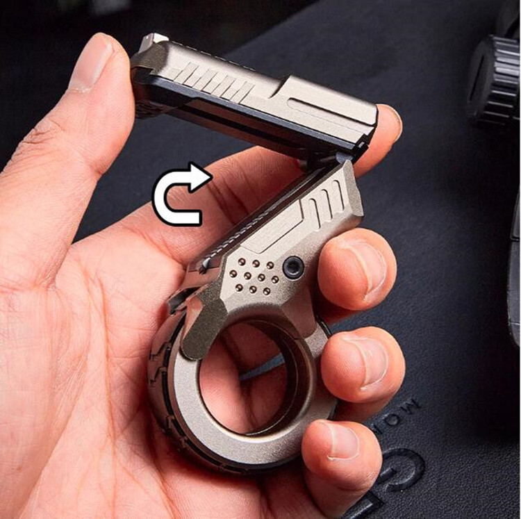 Hand Spinner EDC En Métal Pour Stress Et TDAH - Roue à Cliquet, Alliage, 2023, Neuf