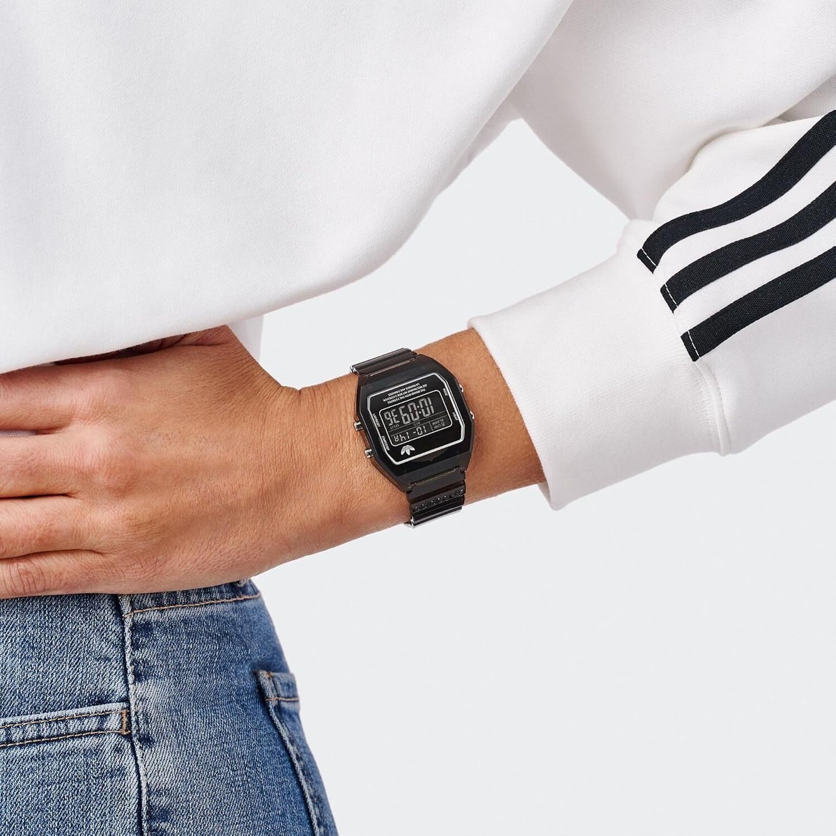 Adidas Originals Watch DIGITAL TWO Crystal Black Dial Quartz