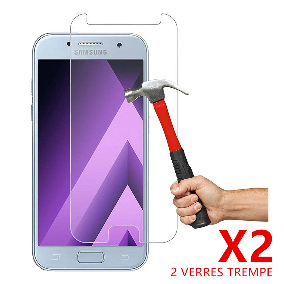 pour Samsung Galaxy A3/A5/A7 2017 film protection écran protecteur verre trempé - Photo 4/4