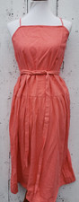 Gap Women Size S NEW Hot Pink Sleeveless Maxi Dress Linen Blend