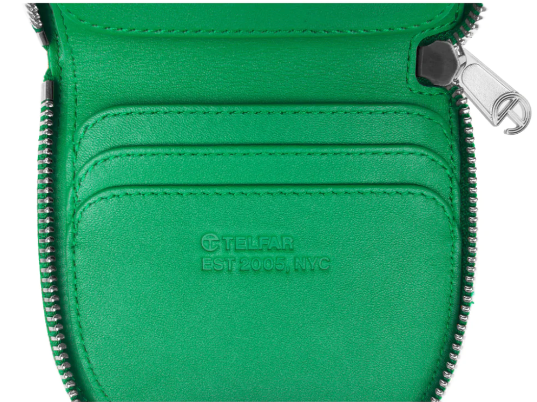 Telfar Leather Wallet - Greenscreen | eBay