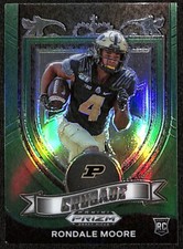2021 Prizm Draft Picks Rondale Moore #171 Green Crusade Purdue Boilermakers Card