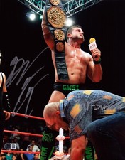 Brian Cage & Konnan Signed 11x14 Photo BAS COA WCW ROH Lucha Libre AAA AEW TNA