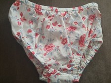Janie And Jack VTG 2004 Baby Girl Size 12 18 Months Bloomers Pink blue flowers