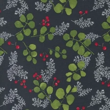 Winterly By Robin Pickens For Moda - Soft Black Berries  #48764-19