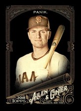 2018 TOPPS ALLEN GINTER X BASEBALL BASE CARD #185 Joe Panik Giants
