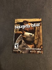 Naughty Bear Ps3 Manual Only