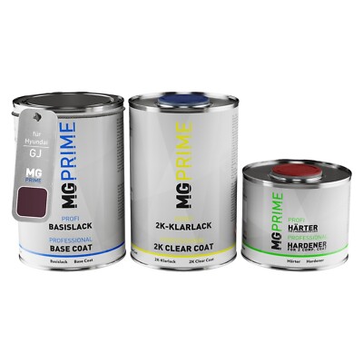 Autolack Dose Set für Hyundai GJ Cranberry Metallic Basislack 2K Klarlack 2,5L