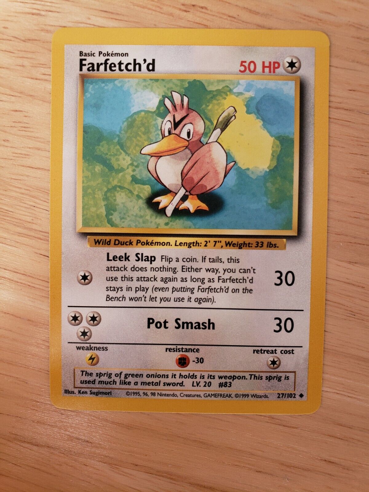 Farfetch'd BS 27  Pokemon TCG POK Cartas