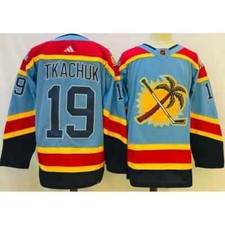  19 Matthew Tkachuk Men's Stitched Jersey Blue/Red/Black Red