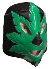 WEED MAN MASK WRESTLING MASK LUCHADOR CARISTICO WRESTLER LUCHA LIBRE MEXICAN