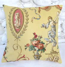 Cushion Cover, Schumacher, Warm Cream, Classical Design, "St Claire Le Chateau"2