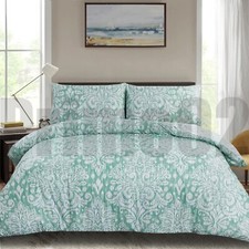 100% Rich Cotton Bedding Sets Duvet Quilt Cover Single Double King & Super King