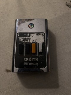 UNTESTED Zenith Space Command Remote Control