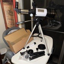300mm Astronomical Telescope 150X with Phone Adapter Barlow Lens for Kids Gift