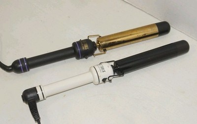 Lot Of 2 Hot Tools Flipperless Curling Wands