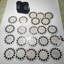 Vintage View-Master Reel Lot Of 22 Reels 1950-70s GAF Sawyers Viewer