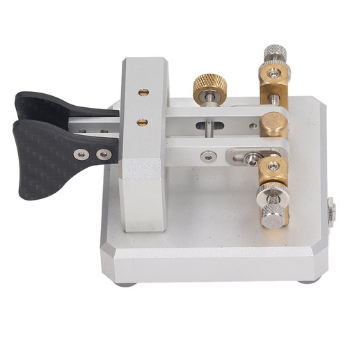 Morse Code Key Double Paddle Automatyczny telegram krótkiego fali CW Tapper do - Zdjęcie 18 z 23