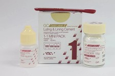 GC Fuji 1 Luting  Lining Glass Ionomer dental Cement Mini pack Exp 2027/01