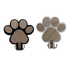 2Pcs Dog Leash Holder Wall Mount Home Storage Hook Easy Installation Memorial