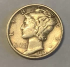 1944-S Mercury Dime - Nice Uncirculated Mint State Coin