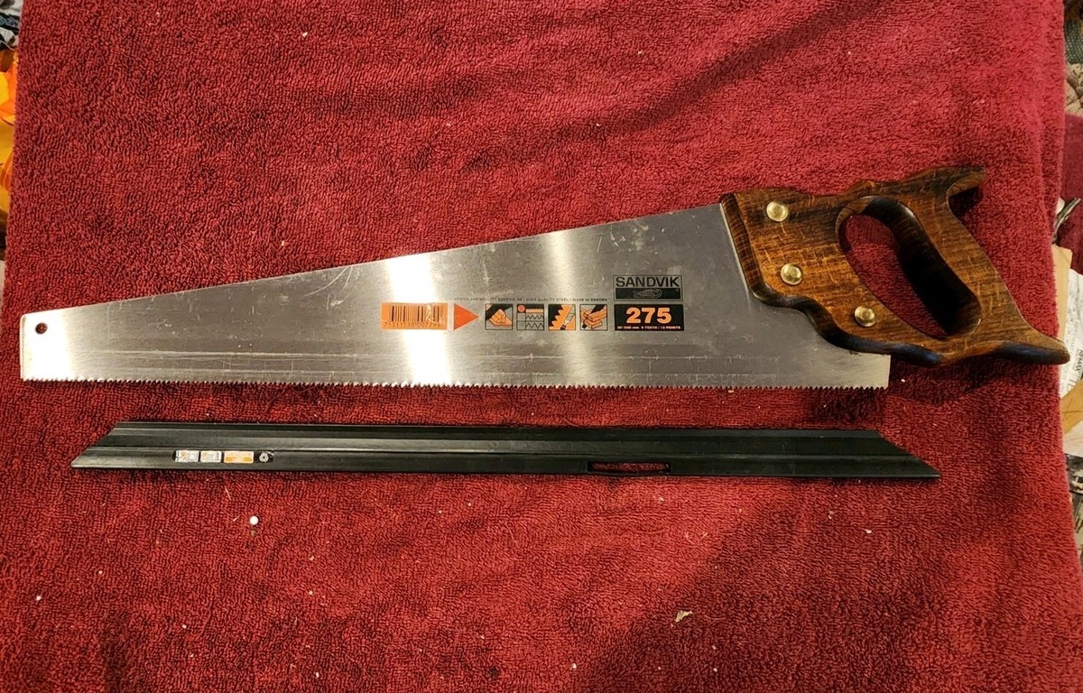 Sandvik 275 Hand Saw, Swedish Hardened Steel, 20
