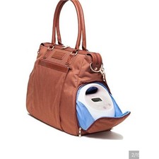 Sarah wells Claire breast pump bag carrier travel diaper bag baby nursing