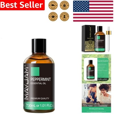 Aromatherapy Peppermint Essential Oil 1.01FL OZ for Humidifiers, Relaxing Scents